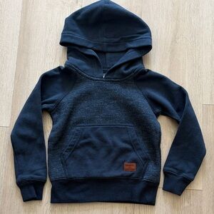 2T Billabong Navy Heather Hooded Pullover with Front Pocket